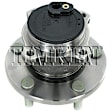SET-TMHA590099 Rear, Driver and Passenger Side Wheel Hub, With Bearing, Timken OE Replacement