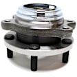 SET-TMHA590125 Front, Driver and Passenger Side Wheel Hub, 5 Lugs, With Bearing, AWD, Timken OE Replacement