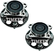 SET-TMHA590172 Rear, Driver and Passenger Side Wheel Hub, With Bearing, 1.5L, 4Cyl, Timken OE Replacement