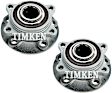 SET-TMHA590187 Front, Driver and Passenger Side Wheel Hub, With Bearing, Timken OE Replacement
