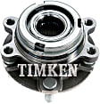 SET-TMHA590252 Front, Driver and Passenger Side Wheel Hub, 5 Lugs, With Bearing, Timken OE Replacement
