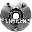 SET-TMHA590252 Front, Driver and Passenger Side Wheel Hub, 5 Lugs, With Bearing, Timken OE Replacement