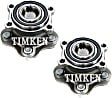 SET-TMHA590253 Rear, Driver and Passenger Side Wheel Hub, With Bearing, Timken OE Replacement