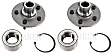 SET-TMHA590259K Rear, Driver and Passenger Side Wheel Hub, With Bearing, Timken OE Replacement