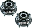 SET-TMHA590278 Front, Driver and Passenger Side Wheel Hub, With Bearing, 2.5L, 4Cyl, Timken OE Replacement