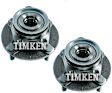 SET-TMHA590285 Front, Driver and Passenger Side Wheel Hub, With Bearing, FWD, Timken OE Replacement