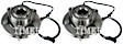 SET-TMHA590354 Front, Driver and Passenger Side Wheel Hub, With Bearing, Timken OE Replacement