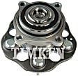 SET-TMHA590432 Rear, Driver and Passenger Side Wheel Hub, With Bearing, FWD, Timken OE Replacement