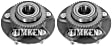 SET-TMHA590482 Front, Driver and Passenger Side Wheel Hub, With Bearing, 4WD, Timken OE Replacement