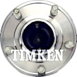 SET-TMHA590485-2 Rear, Driver and Passenger Side Wheel Hub, 4 Lugs, With Bearing, FWD