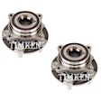 SET-TMHA590577-2 Rear, Driver and Passenger Side Wheel Hub, 4 Lugs, RWD