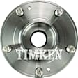 SET-TMHA590613-2 Front, Driver and Passenger Side Wheel Hub, 5 Lugs, With Bearing