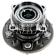 SET-TMHA591050 Rear, Driver and Passenger Side Wheel Hub, With Bearing, 4.3L, 8Cyl, Timken OE Replacement