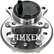 SET-TMHA592460 Rear, Driver and Passenger Side Wheel Hub, With Bearing, Timken OE Replacement