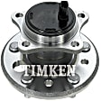 SET-TMHA592460 Rear, Driver and Passenger Side Wheel Hub, With Bearing, Timken OE Replacement