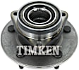 SET-TMHA599863 Front, Driver and Passenger Side Wheel Hub, With Bearing, Timken OE Replacement