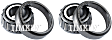 SET-TMSET702-2 Front, Driver and Passenger Side Timken OE Replacement Wheel Bearing, Set of 2