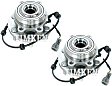SET-TMSP450701 Front, Driver and Passenger Side Wheel Hub, With Bearing, Timken OE Replacement