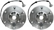 2004 Nissan Titan - Front, Driver and Passenger Side Wheel Hub, 4-Wheel ABS, RWD, With Bearing, Timken OE Replacement