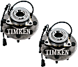 SET-TMSP550103 Front, Driver and Passenger Side Wheel Hub, With Bearing, RWD, Timken OE Replacement