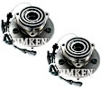 SET-TMSP550200 Front, Driver and Passenger Side Wheel Hub, With Bearing, 4WD, Timken OE Replacement