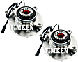 2013 Ford F-150 - Front, Driver and Passenger Side Wheel Hub,  End 11/15/2012, 4WD, With Bearing, Timken OE Replacement