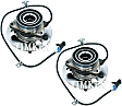 SET-TMSP550307 Front, Driver and Passenger Side Wheel Hub, With Bearing, Timken OE Replacement