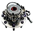 2003 Ford F-250 Super Duty - Front, Driver and Passenger Side Wheel Hub, 4-Wheel ABS, Fine Thread Wheel Studs, 4WD, With Bearing, Timken OE Replacement