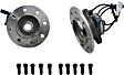 SET-TMSP580302-F Front, Driver and Passenger Side Wheel Hub, With Bearing, 4WD, Timken OE Replacement
