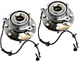 SET-TMSP580310 Front, Driver and Passenger Side Wheel Hub, With Bearing, Timken OE Replacement