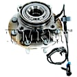 SET-TMSP580312 Front, Driver and Passenger Side Wheel Hub, 8 Lugs, With Bearing, Timken OE Replacement