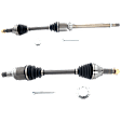 Front, Driver and Passenger Side Axle Assemblies, FWD, Standard Duty