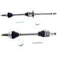 Front, Driver and Passenger Side Axle Assemblies, Standard Duty Replacement