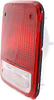 1985 Chevrolet G20 - Driver and Passenger Side Halogen Tail Light, Without bulb(s), Extended Cargo Van, OE Replacement