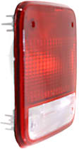 1985 Chevrolet G20 - Driver and Passenger Side Halogen Tail Light, Without bulb(s), Extended Cargo Van, OE Replacement
