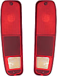 1975-1979 Ford F-150 - Driver and Passenger Side Halogen Tail Light, Without bulb(s), OE Replacement