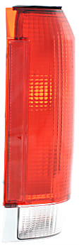 Driver and Passenger Side Halogen Tail Light, Without bulb(s), OE Replacement