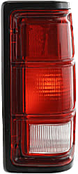 Driver and Passenger Side Halogen Tail Light, Without bulb(s), OE Replacement