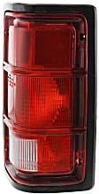 Driver and Passenger Side Halogen Tail Light, Without bulb(s), OE Replacement