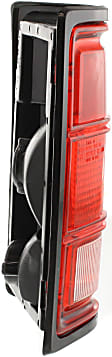 Driver and Passenger Side Halogen Tail Light, Without bulb(s), OE Replacement