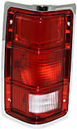 Driver and Passenger Side Halogen Tail Lights, Without Bulbs