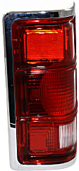 Driver and Passenger Side Halogen Tail Lights, Without Bulbs