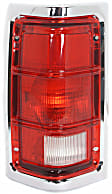 Driver and Passenger Side Halogen Tail Light, Without bulb(s), OE Replacement