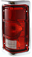 Driver and Passenger Side Halogen Tail Light, Without bulb(s), OE Replacement