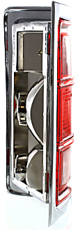 Driver and Passenger Side Halogen Tail Light, Without bulb(s), OE Replacement