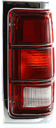 Driver and Passenger Side Halogen Tail Light, Without bulb(s), OE Replacement