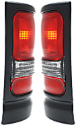 Driver and Passenger Side Tail Lights, without Bulb, Halogen, For Models Without Sport Package