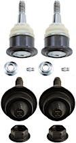SET-TRWJBJ1007-B Front, Driver and Passenger Side, Upper and Lower Ball Joint
