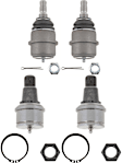 SET-TRWJBJ1089-G Front, Driver and Passenger Side, Upper and Lower Ball Joint