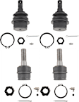 SET-TRWJBJ1171-H Front, Driver and Passenger Side, Upper and Lower Ball Joint